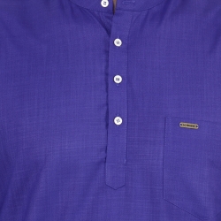 Mens M. Violet Short Kurta